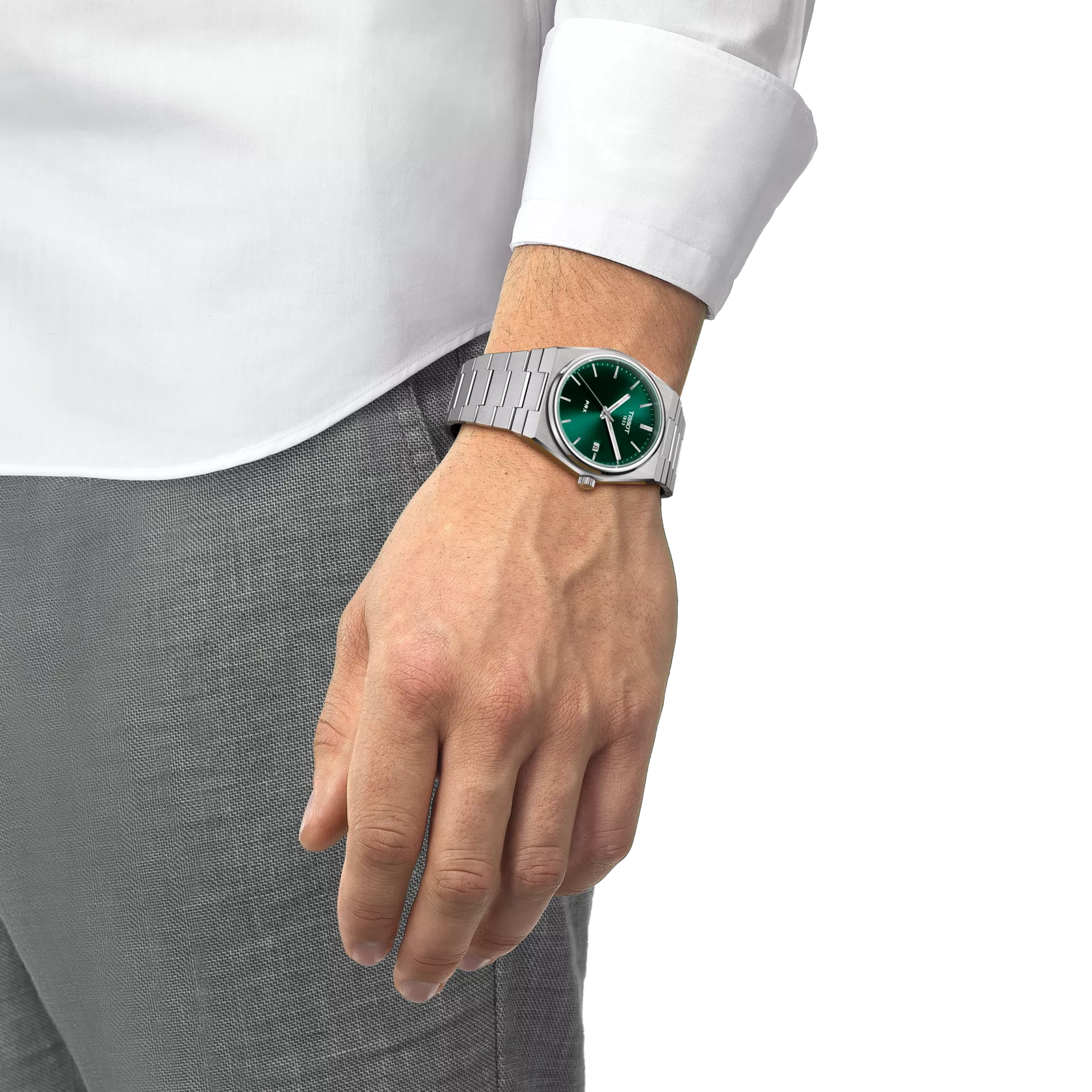 Tissot PRX 40mm Green Dial Heritage Watch