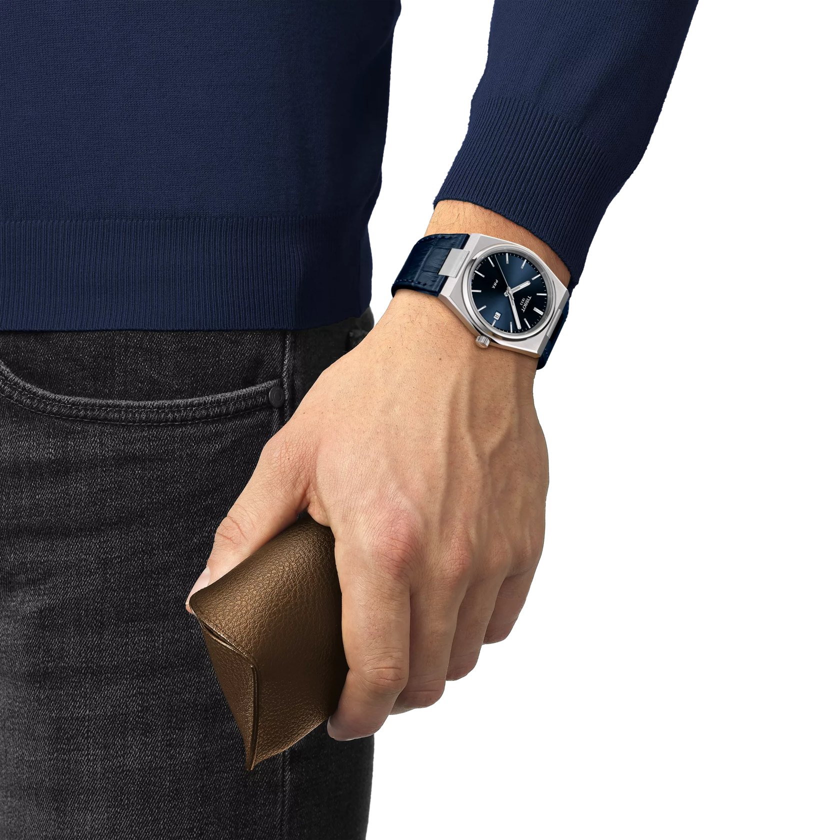 Tissot PRX 40mm Steel Blue Quartz Mens Watch