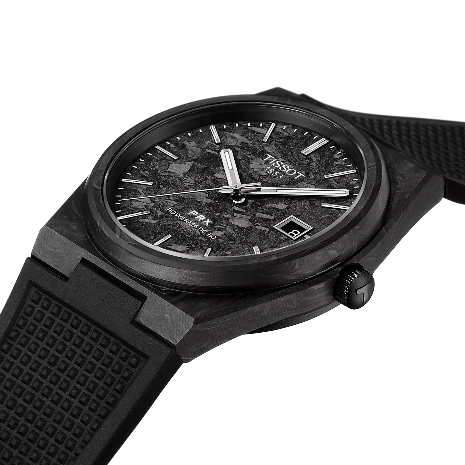 Tissot PRX 40.5mm Carbon Black Automatic Mens Watch
