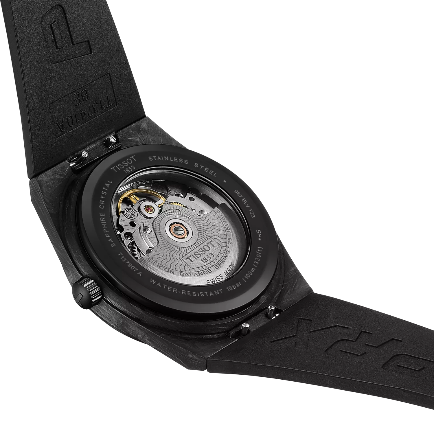 Tissot PRX 40.5mm Carbon Black Automatic Mens Watch