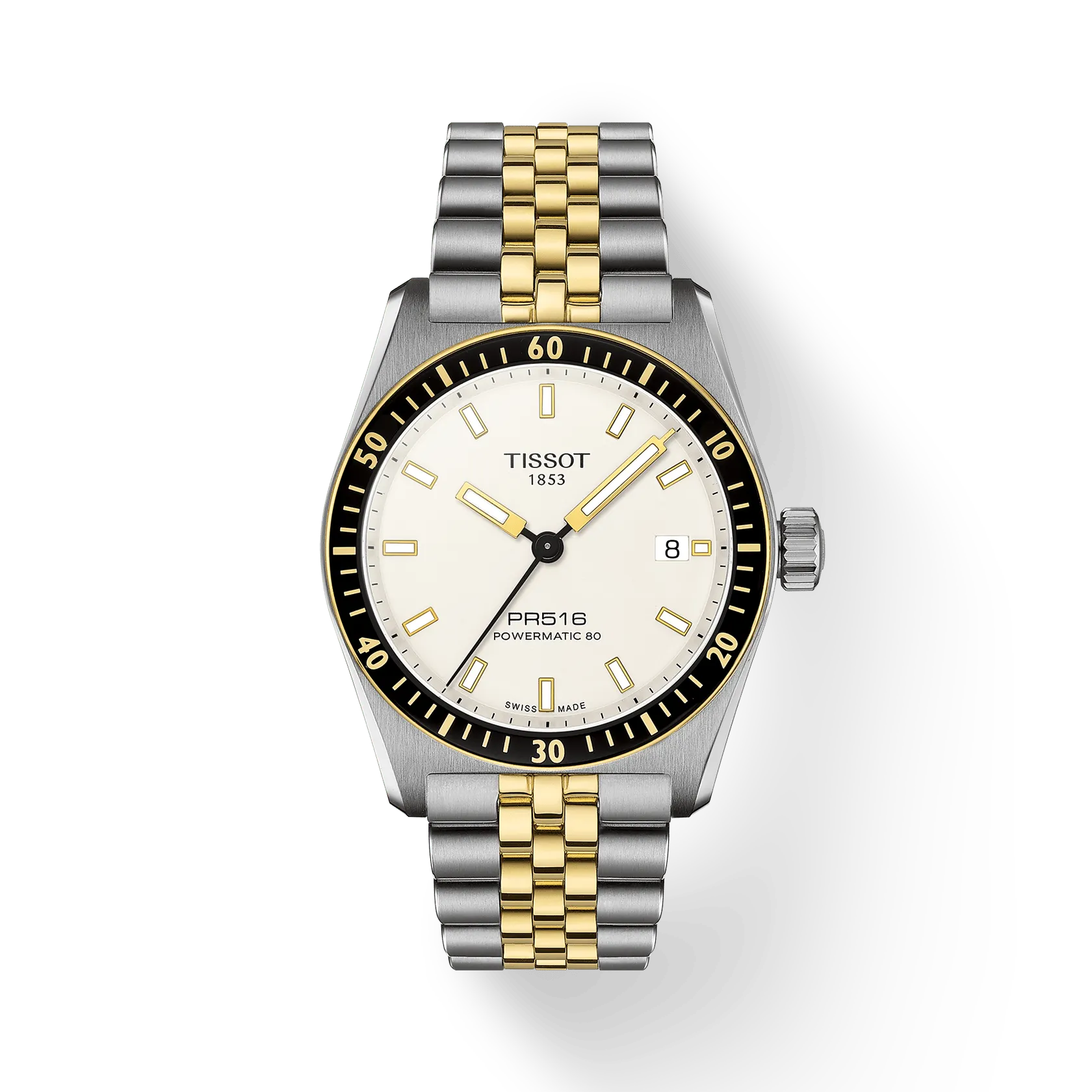 Tissot PR516 Powermatic 80 White Dial Watch