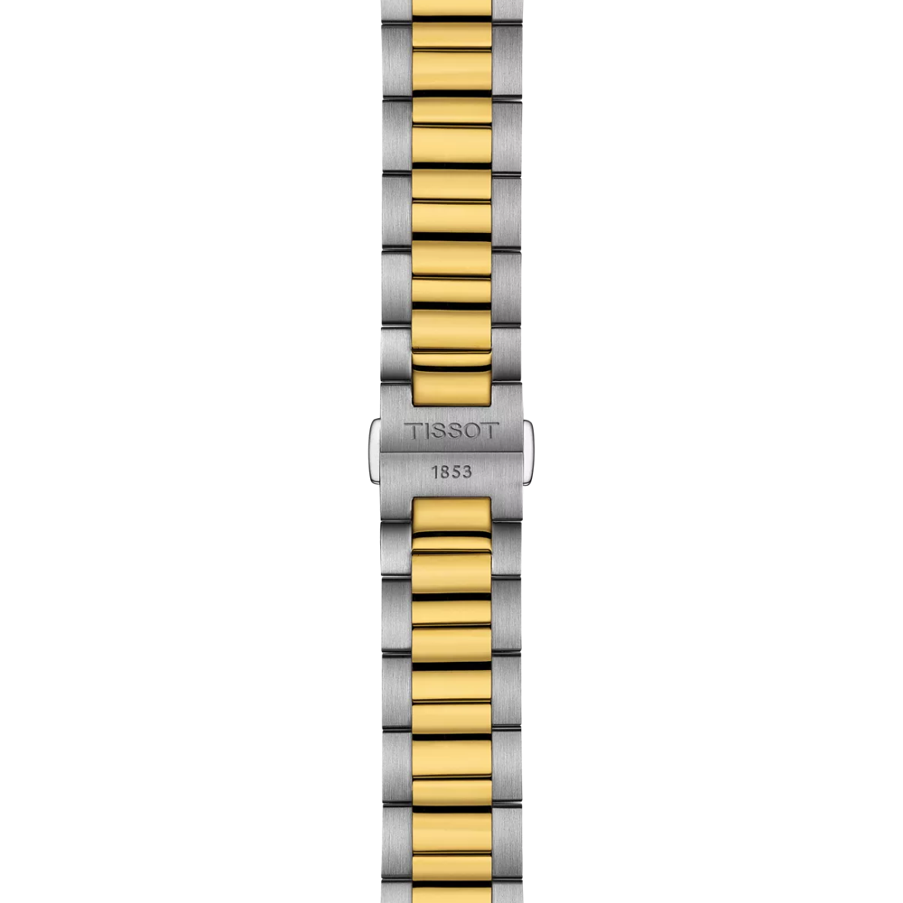 Tissot PR 100 40mm Two-Tone Blue Quartz Mens Watch