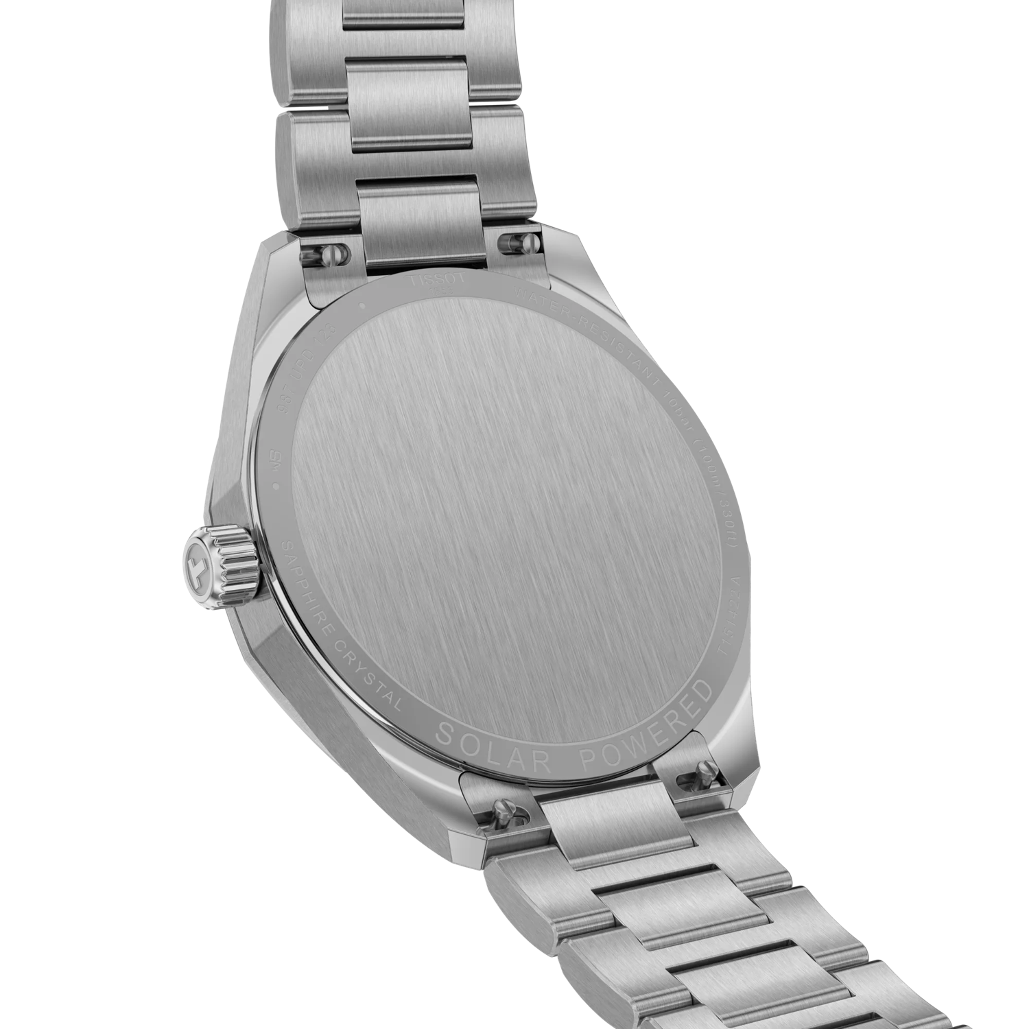 Tissot PRC 100 Solar 39mm Silver Dial Watch