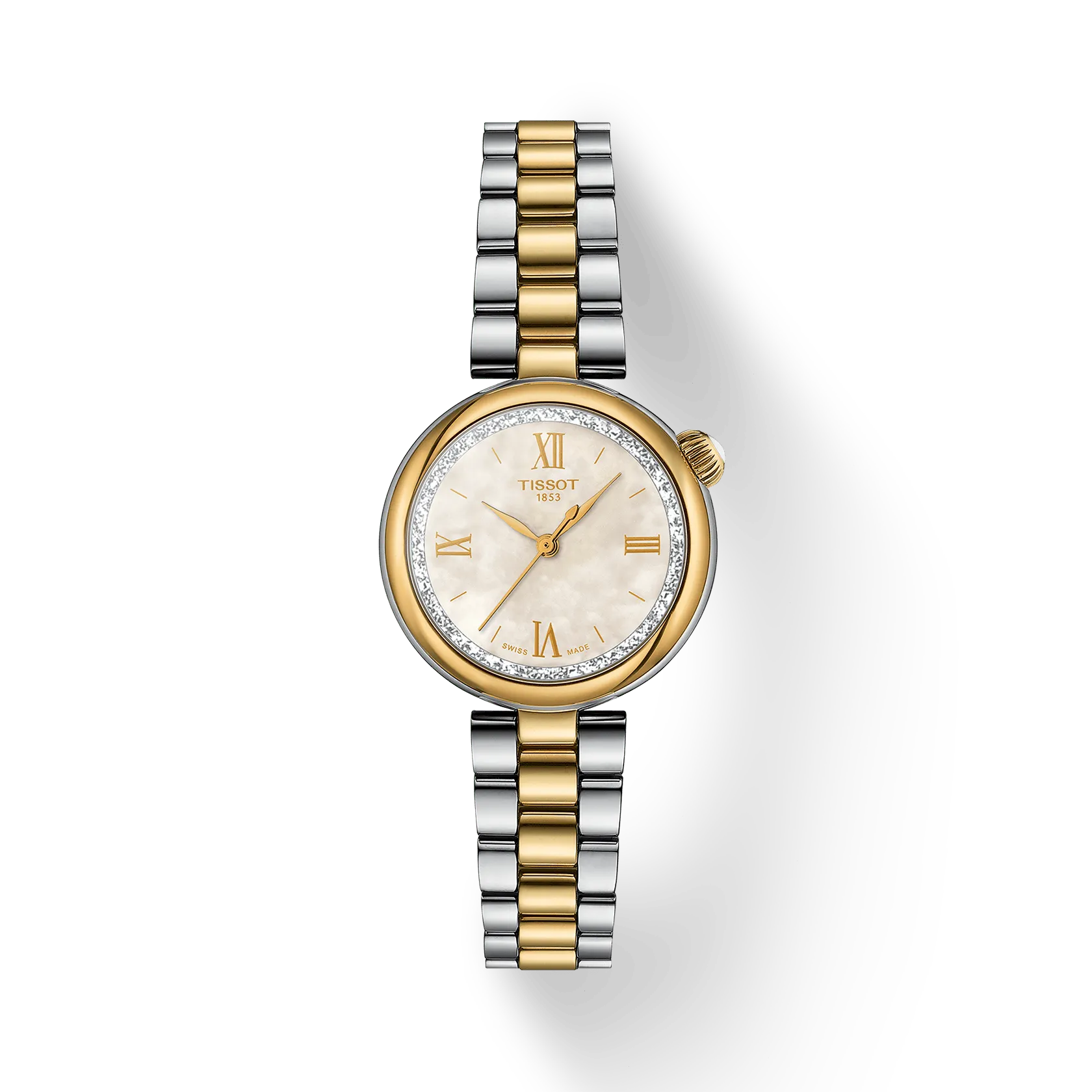 Tissot Desir 28mm Mother-of-Pearl Gold PVD Watch