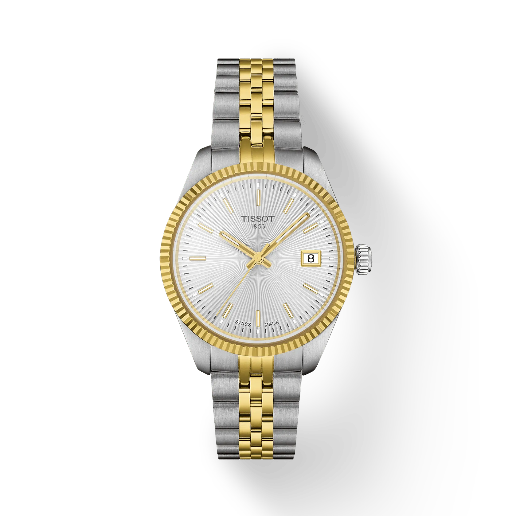 Tissot Ballade 34mm Two-Tone Silver Quartz Ladies Watch