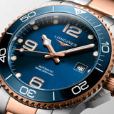 Longines HydroConquest Quartz 41mm Bicolour Green Dial Men's Watch L3.740.3.98.7