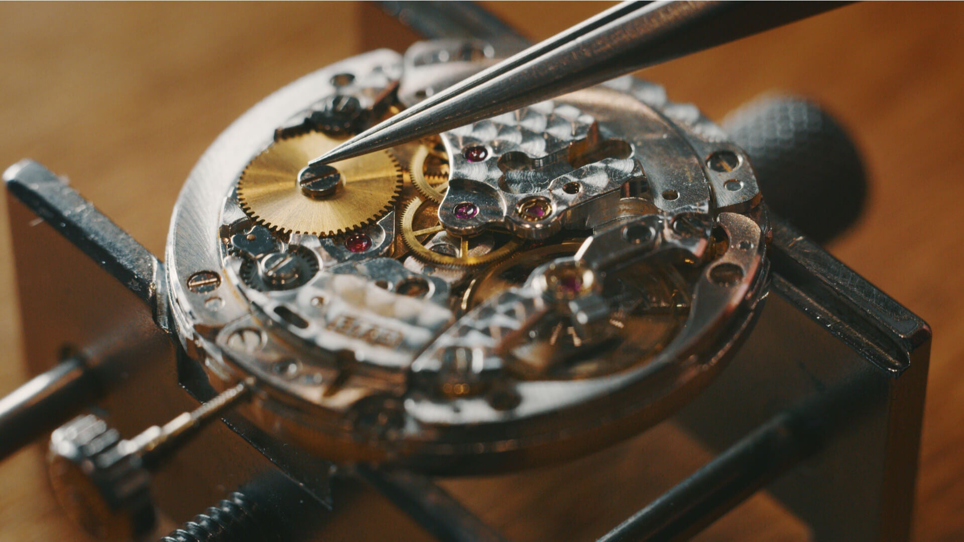 Watch taken apart for repair