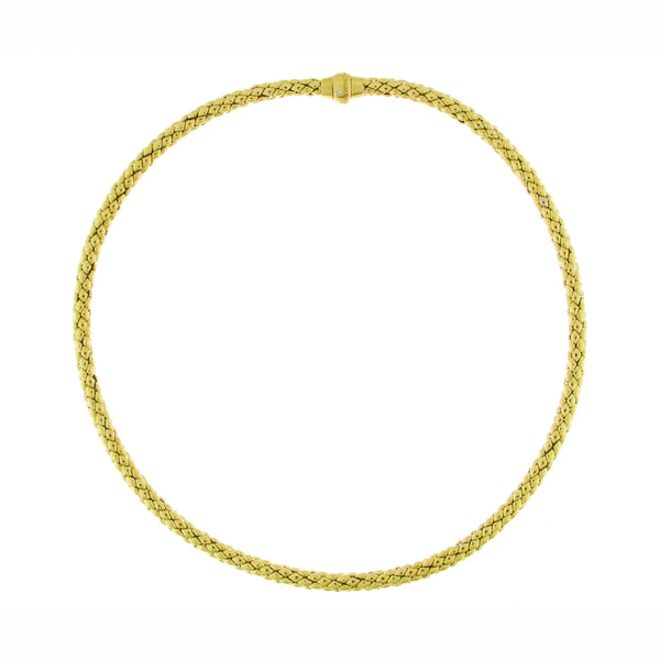 18ct Yellow Gold Stretch Classic Necklace