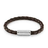Tommy Hilfiger Men's Brown Braided Bracelet
