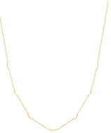 9ct Yellow Gold Wavy Trace Chain Necklace