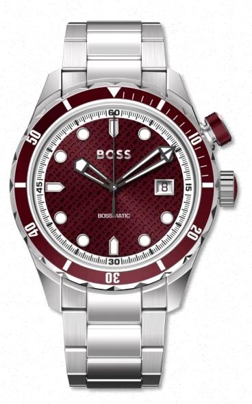 BOSS Mens Hero Chronograph Blue 43 mm Watch Bracelet