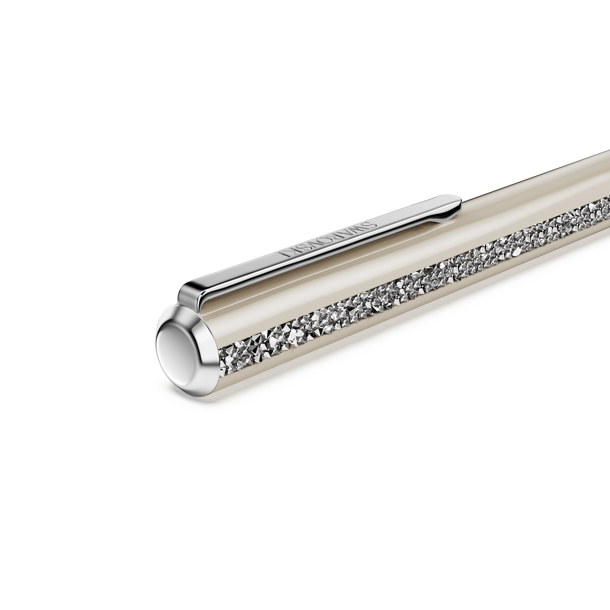 Swarovski Crystal Shimmer Glide Ballpoint Pen - Chrome Plated