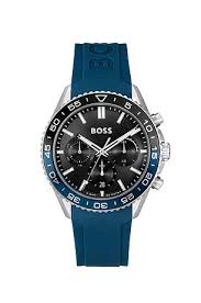 BOSS Mens Pioneer Chronograph Blue 44mm Watch