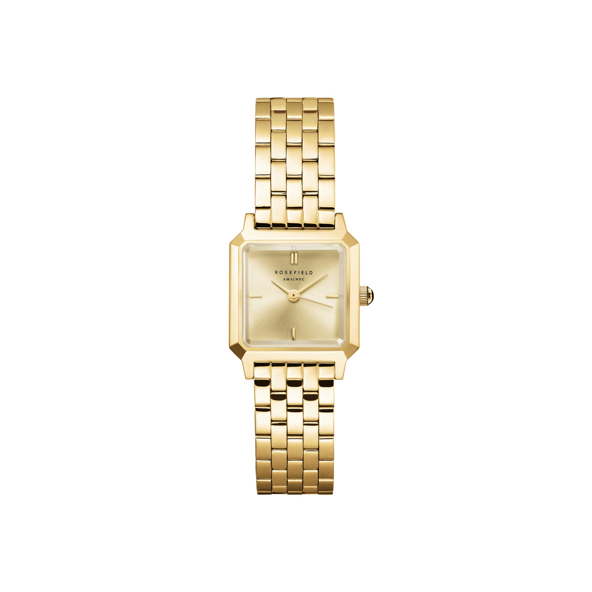 Rosefield Ladies Boxelle Champagne Gold 19.5x19.5mm watch
