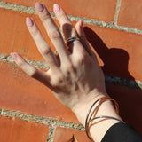 Intuition - Yellow Gold Plated - Rose Gold Plated And Rhodium Plated Triple Bangle