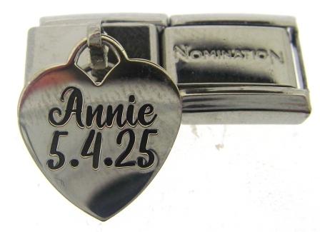 Nomination Composable Classic Silver Annie Heart Charm