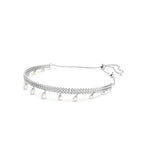 Swarovski Ariana Grande SS25 Capsule Choker - Rhodium Plated - Crystal Pearl Necklace