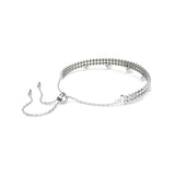 Swarovski Ariana Grande SS25 Capsule Pearl Bracelet - Rhodium Plated - M - Crystal Pearl