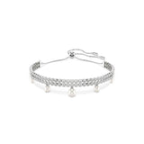 Swarovski Ariana Grande SS25 Capsule Pearl Bracelet - Rhodium Plated - M - Crystal Pearl