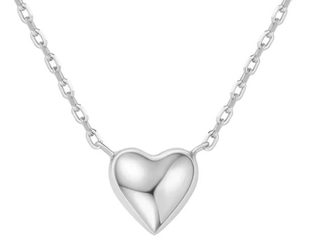 SS Heart Nlace 40.5-45.5cm