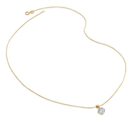 CARAT* London 9Y Hazel Rd Sol Cubic Zirconia Pndt 45cm