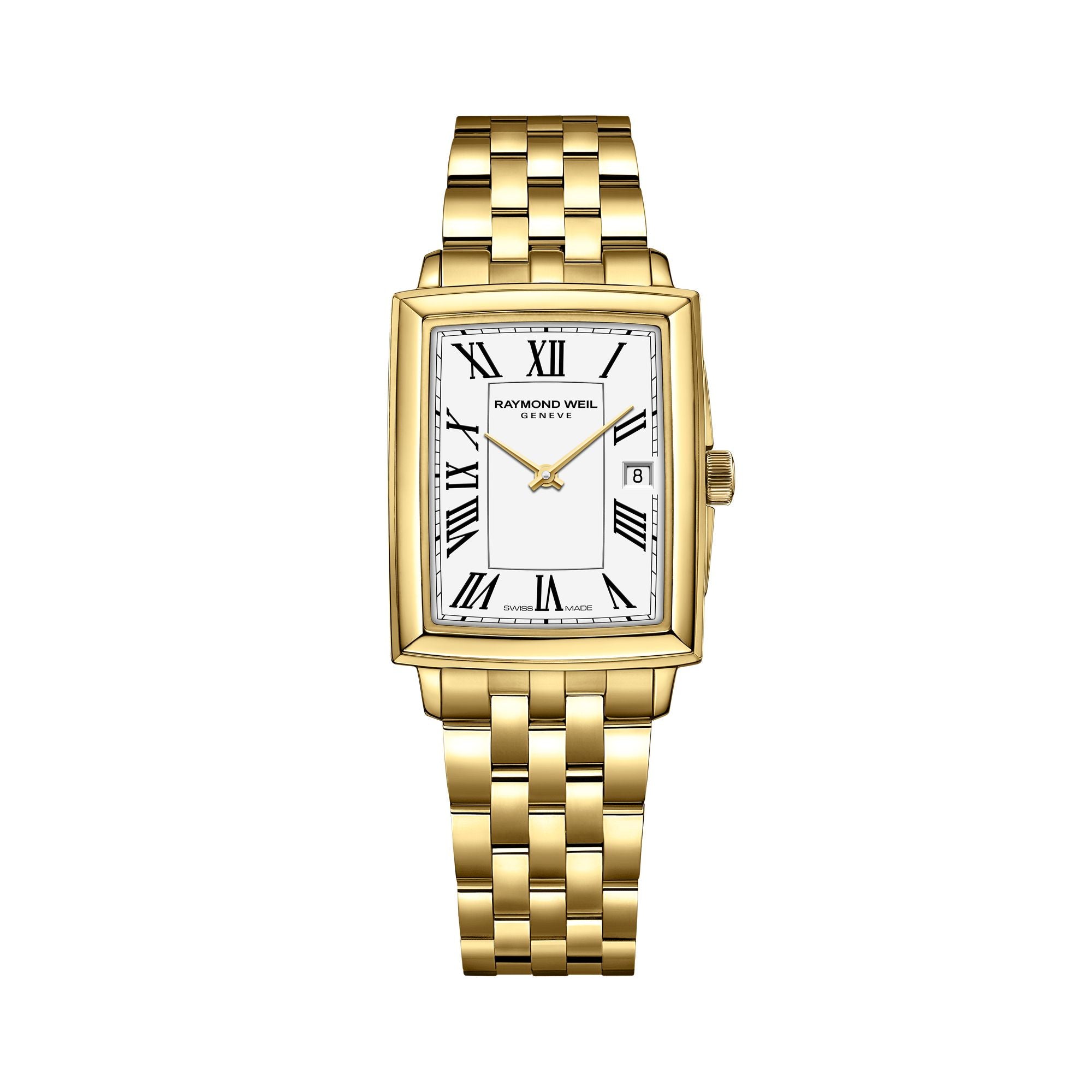 Toccata Quartz 22.6 x 28.1 mm Ladies Watch Gold PVD White Dial