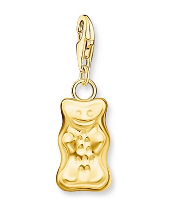 Thomas Sabo Sterling Silver Yellow Gold Plated Haribo Charm