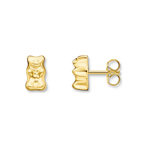 Thomas Sabo Sterling Silver Yellow Gold Plated Haribo Stud Earrings