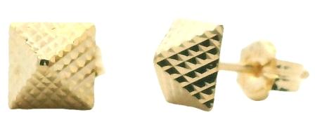 Graceful 9ct Yellow Gold Butterfly Stud Earrings