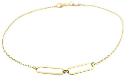9ct Yellow Gold Five Star Bracelet