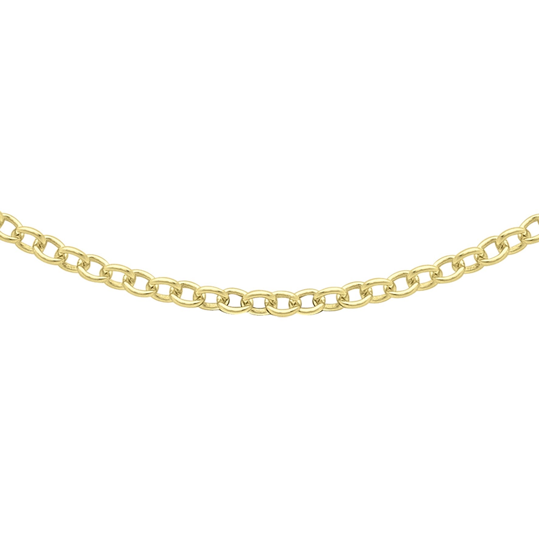 9ct Yellow Gold Trace Chain 18'