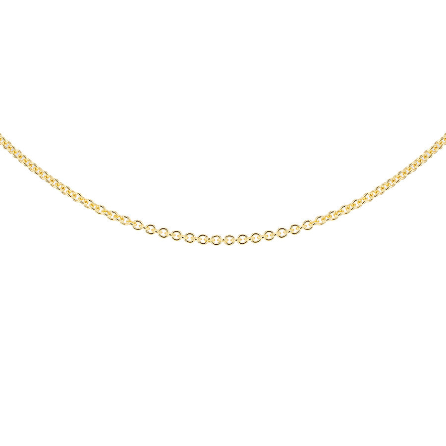 9ct Yellow Gold Adjustable Trace Chain