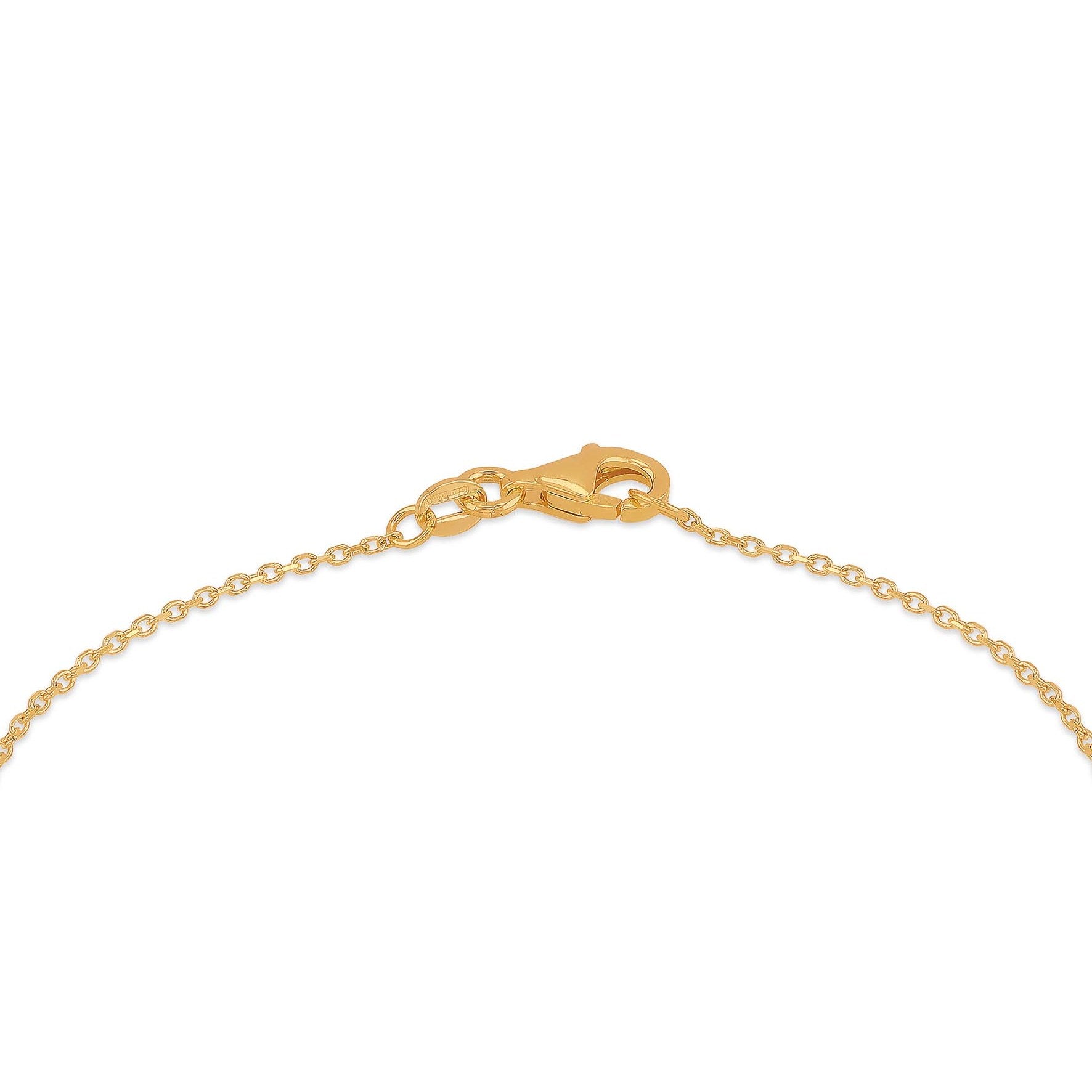 9ct Yellow Gold Claddagh Bracelet 7.5'
