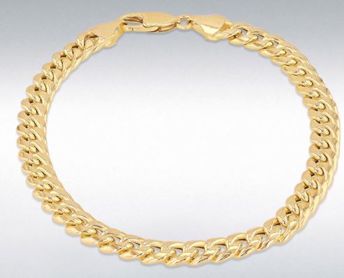 9ct Yellow Gold Fancy Figaro Bracelet