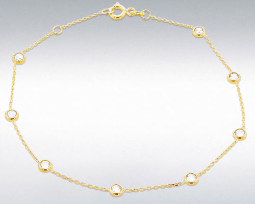 9ct Yellow Gold MOP Flower Bracelet