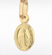 9Y Holy Mary OV Pndt 15x6mm 16-18"