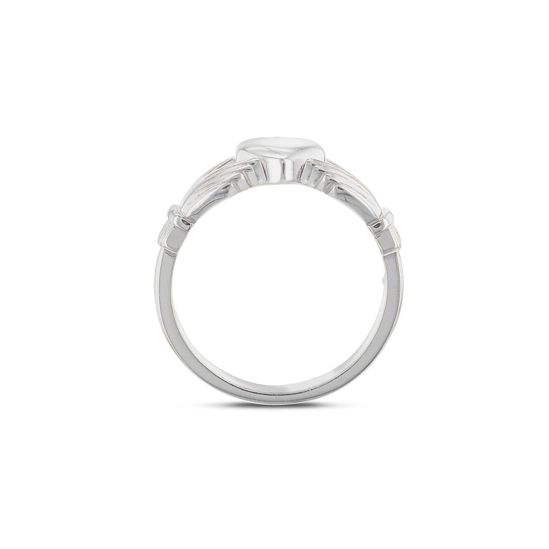 Sterling Silver Medium Claddagh Ring