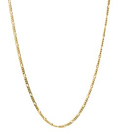 Thomas Sabo Sterling Silver Yellow Gold Plated Figaro Chain Necklace