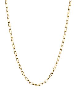 Thomas Sabo Sterling Silver Yellow Gold Plated Paperlink Chain Necklace