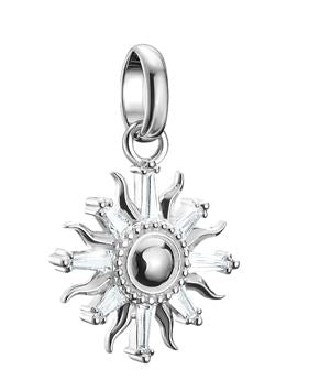 Thomas Sabo Sterling Silver Sun Charm with Cubic Zirconia