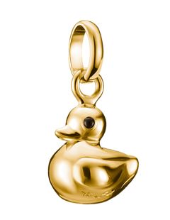 Thomas Sabo Sterling Silver Yellow Gold Plated Duck Charm