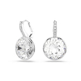 Swarovski Millenia Drop Earrings - Rhodium Plated - White