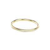 Swarovski Dextera Bangle - Gold Tone-Plated - M - White Bracelet