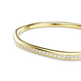 Swarovski Dextera Bangle - Gold Tone-Plated - M - White Bracelet