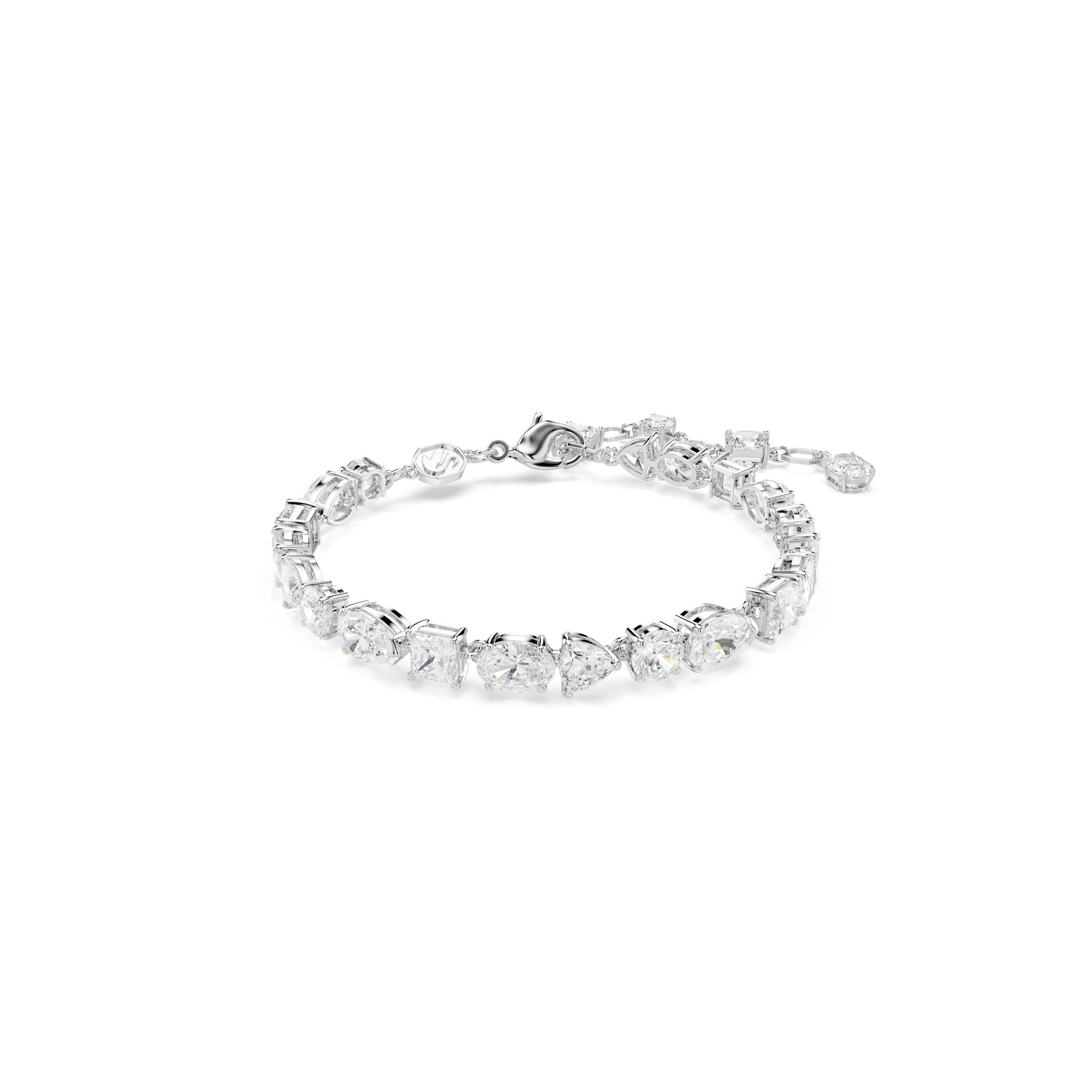 Swarovski Mesmera Bracelet - Rhodium Plated - M - White