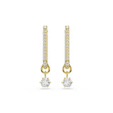 Swarovski Constella Drop Earrings - Gold Tone-Plated - White