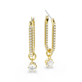 Swarovski Constella Drop Earrings - Gold Tone-Plated - White