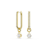 Swarovski Constella Drop Earrings - Gold Tone-Plated - White