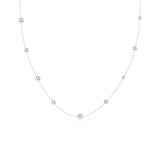 Swarovski Una Angelic Strand Necklace - Rhodium Plated - White