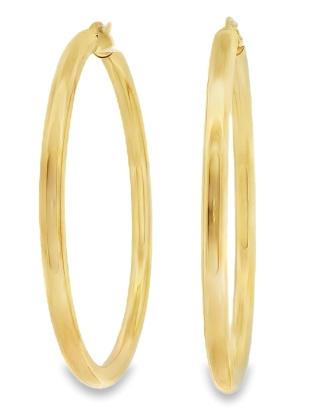 9ct Yellow Gold Hoop Earrings